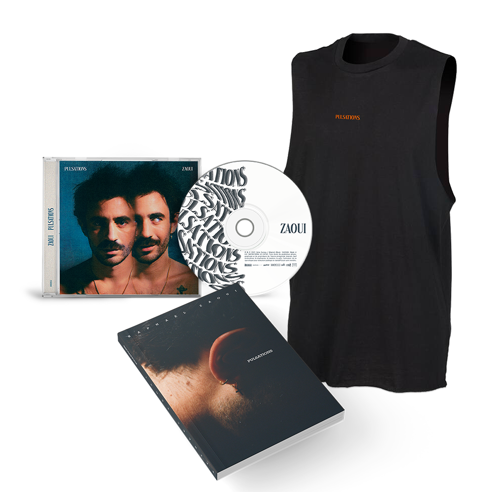 MEGA PACK ultra limité PULSATIONS | album + livre + débardeur